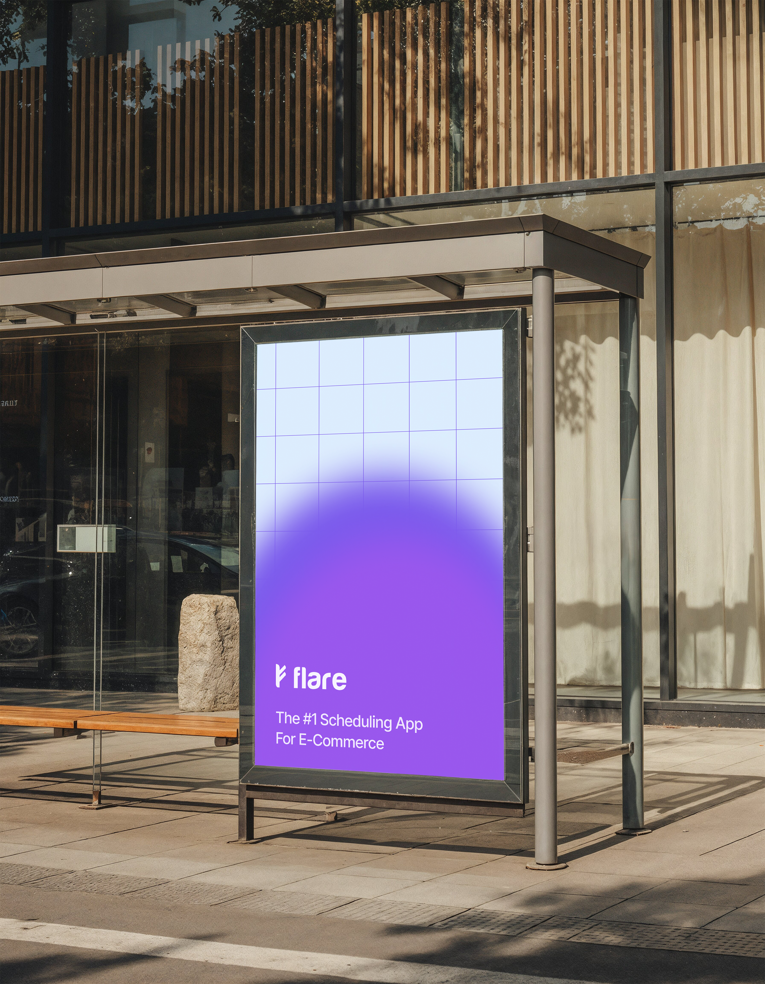 Stylized blue duotone portrait of a person facing the camera with arms crossed